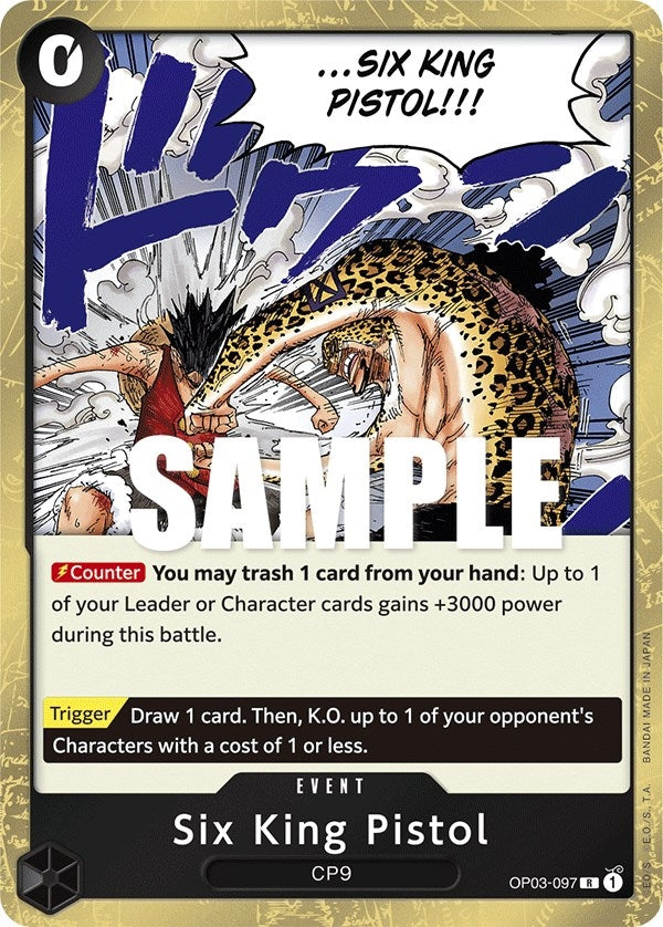 Image for Six King Pistol (OP03-097) (OP03) - One Piece Card Game
