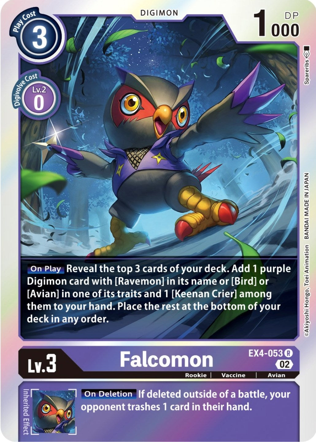 Image for Falcomon (EX4-053 R) (EX04) - Digimon Card Game