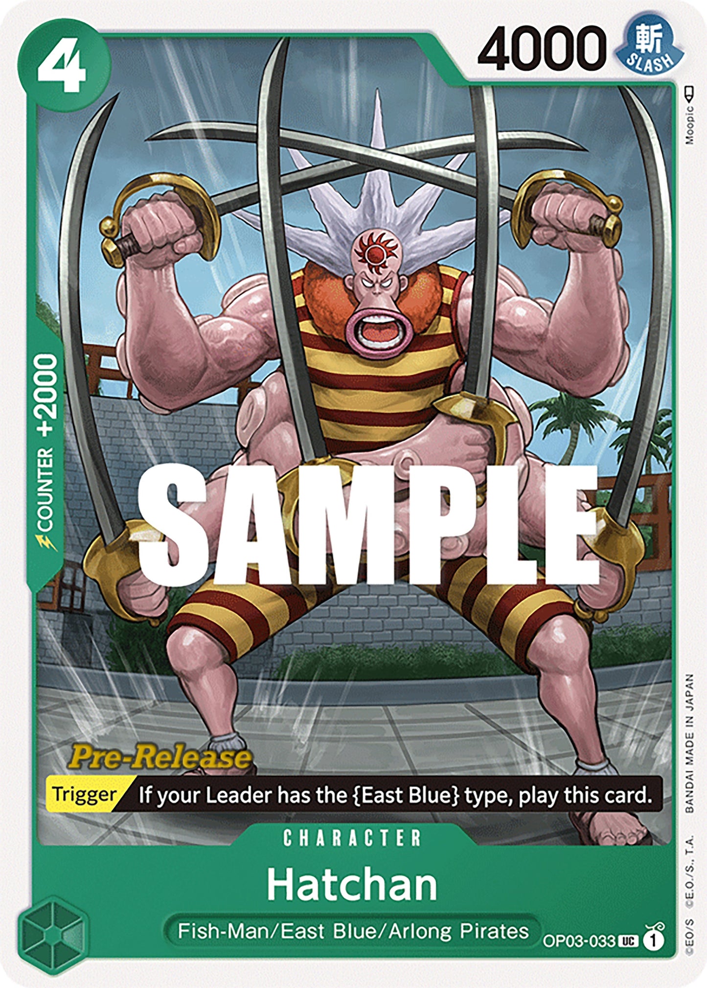 Image for Hatchan (OP03-033) (OP03 PRE) - One Piece Card Game