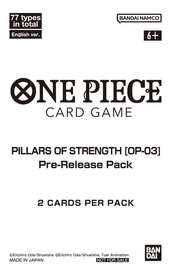 Image for Pillars of Strength - Pre-Release Pack - One Piece Card Game