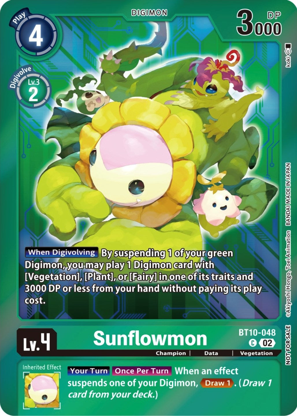 Image for Sunflowmon (Event Pack 5) (BT10-048 C) (BT10) - Digimon Card Game
