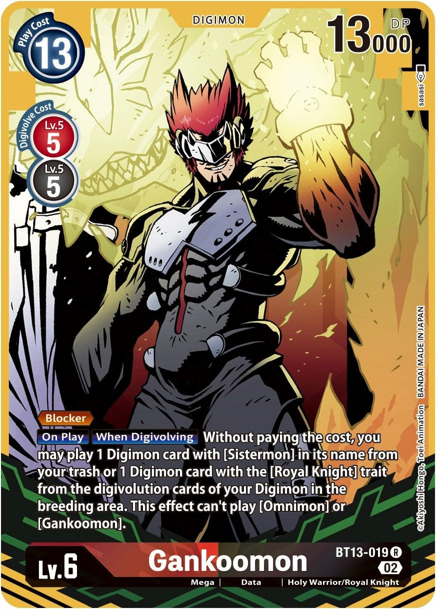 Image for Gankoomon (Alternate Art) (BT13-019 R) (BT13) - Digimon Card Game
