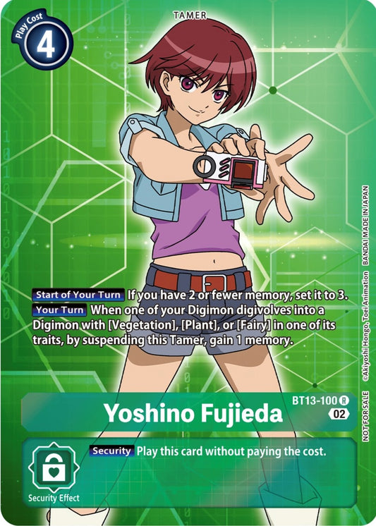 Image for Yoshino Fujieda (Box Topper) (BT13-100 R) (BT13) - Digimon Card Game