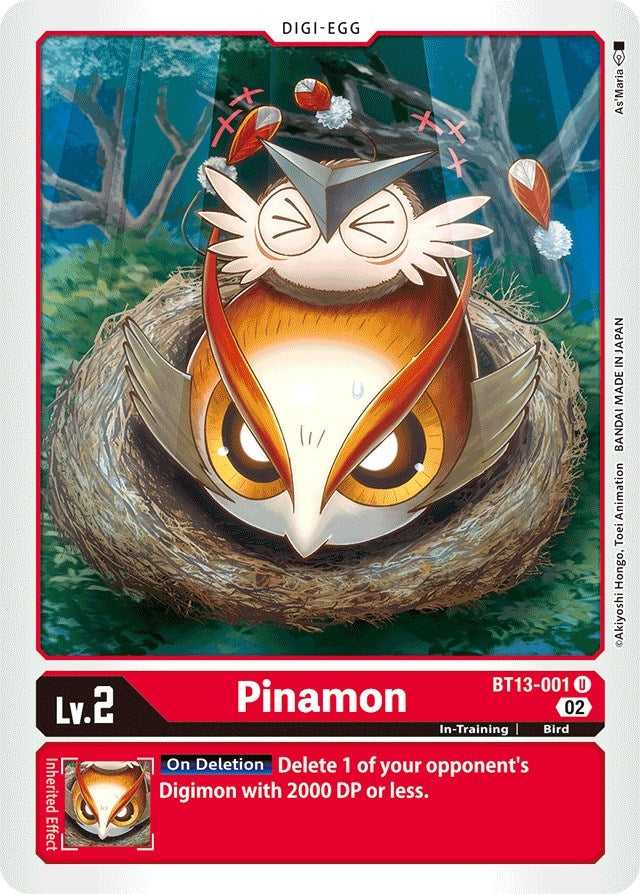 Image for Pinamon (BT13-001 U) (BT13) - Digimon Card Game