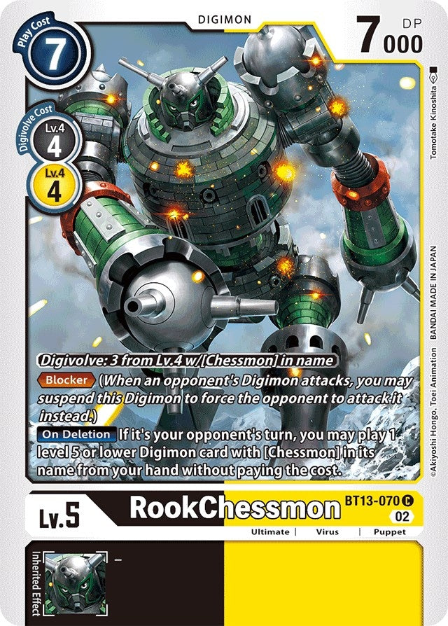 Image for RookChessmon (BT13-070 C) (BT13) - Digimon Card Game