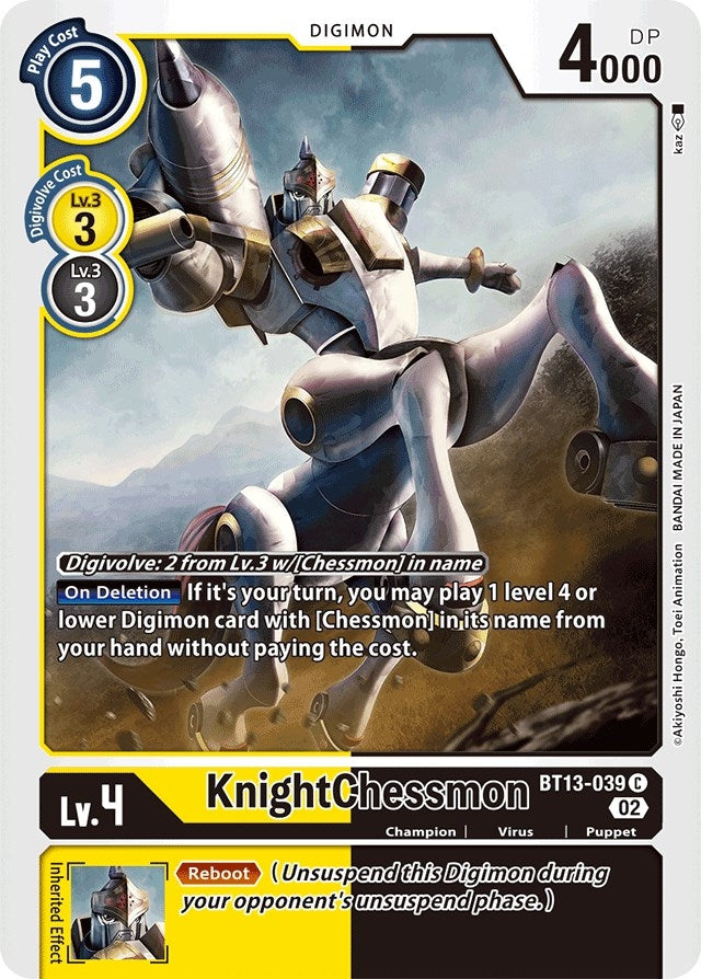 Image for KnightChessmon BT13-039 (BT13-039 C) (BT13) - Digimon Card Game