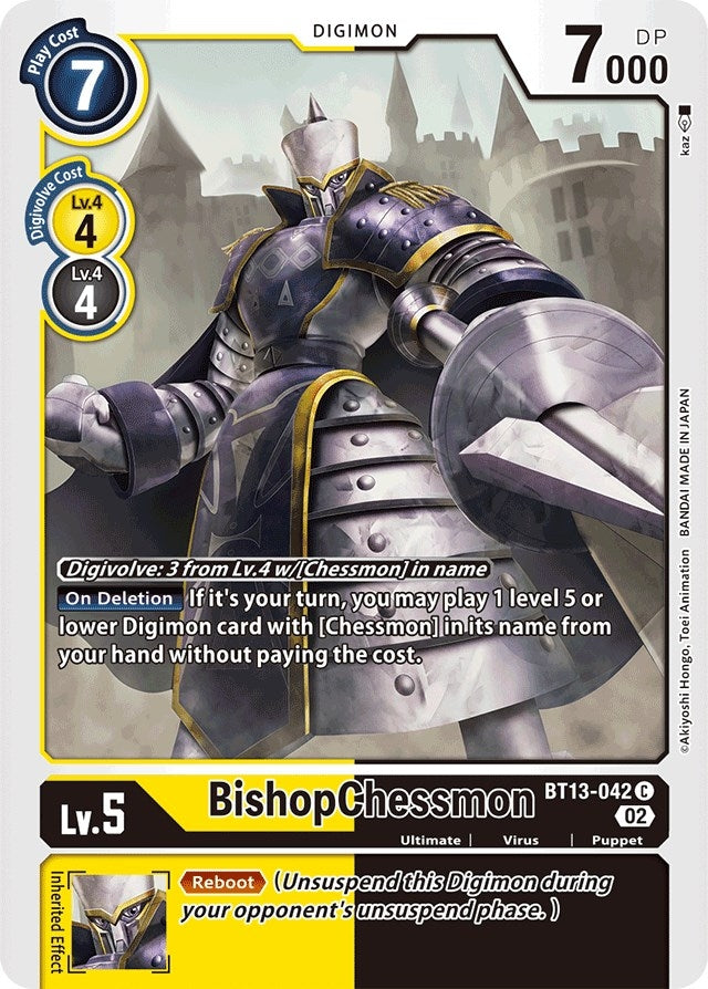 Image for BishopChessmon (BT13-042 C) (BT13) - Digimon Card Game