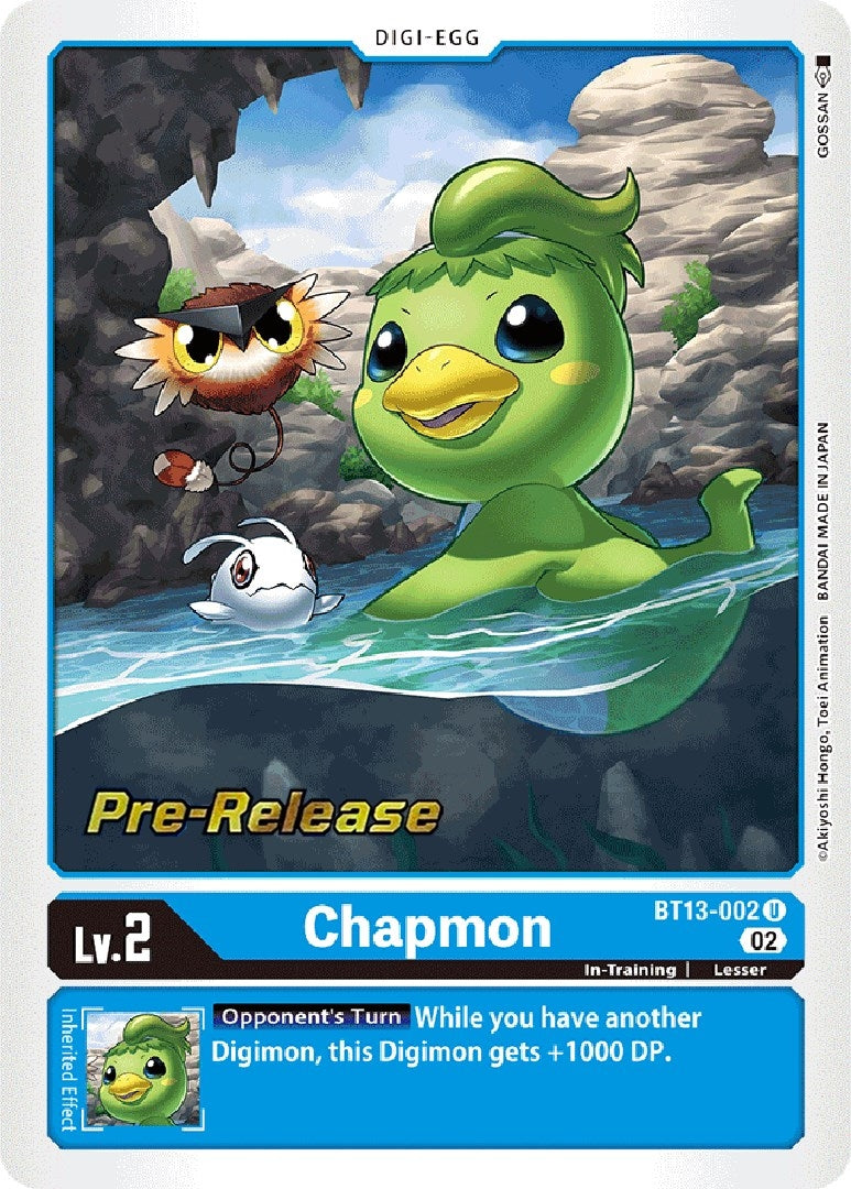 Image for Chapmon (BT13-002 U) (BT13_PR) - Digimon Card Game