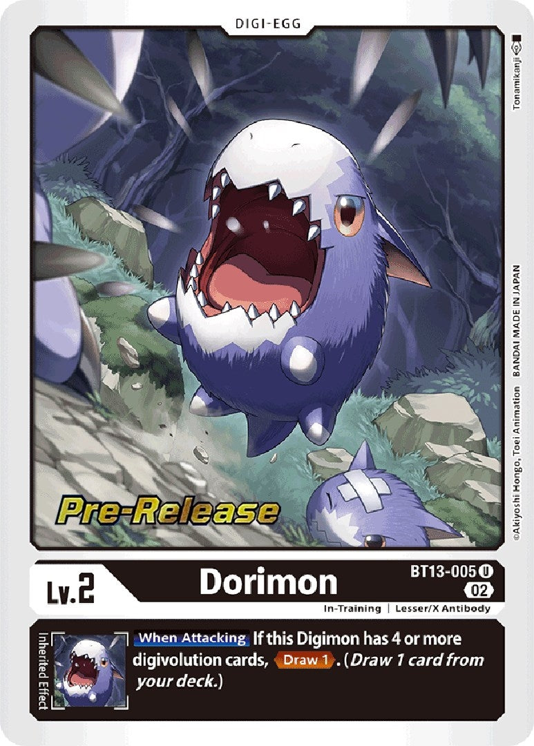 Image for Dorimon (BT13-005 U) (BT13_PR) - Digimon Card Game