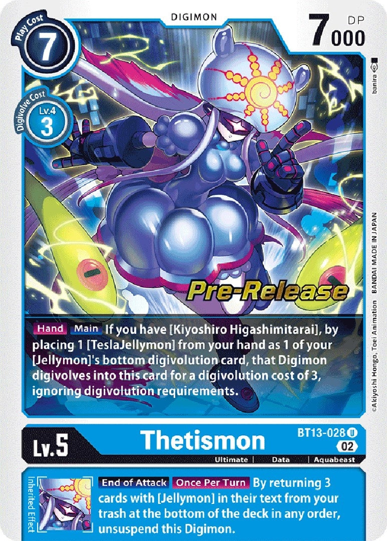 Image for Thetismon (BT13-028 U) (BT13_PR) - Digimon Card Game