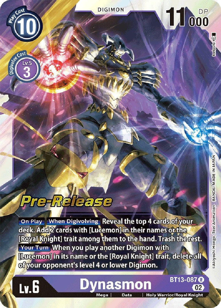 Image for Dynasmon (BT13-087 R) (BT13_PR) - Digimon Card Game