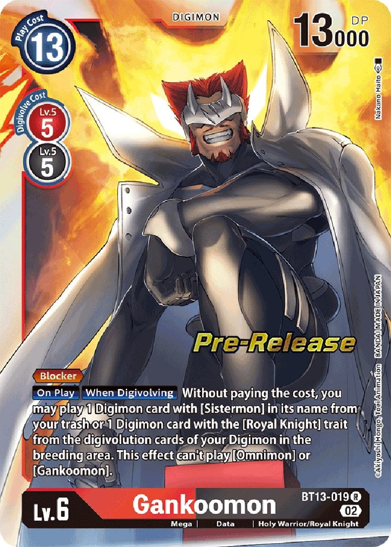 Image for Gankoomon (BT13-019 R) (BT13_PR) - Digimon Card Game