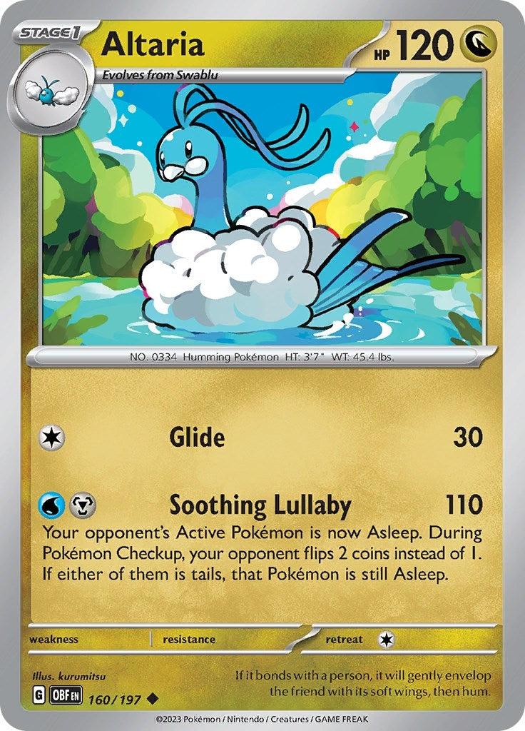 Altaria (160/197) (OBF)