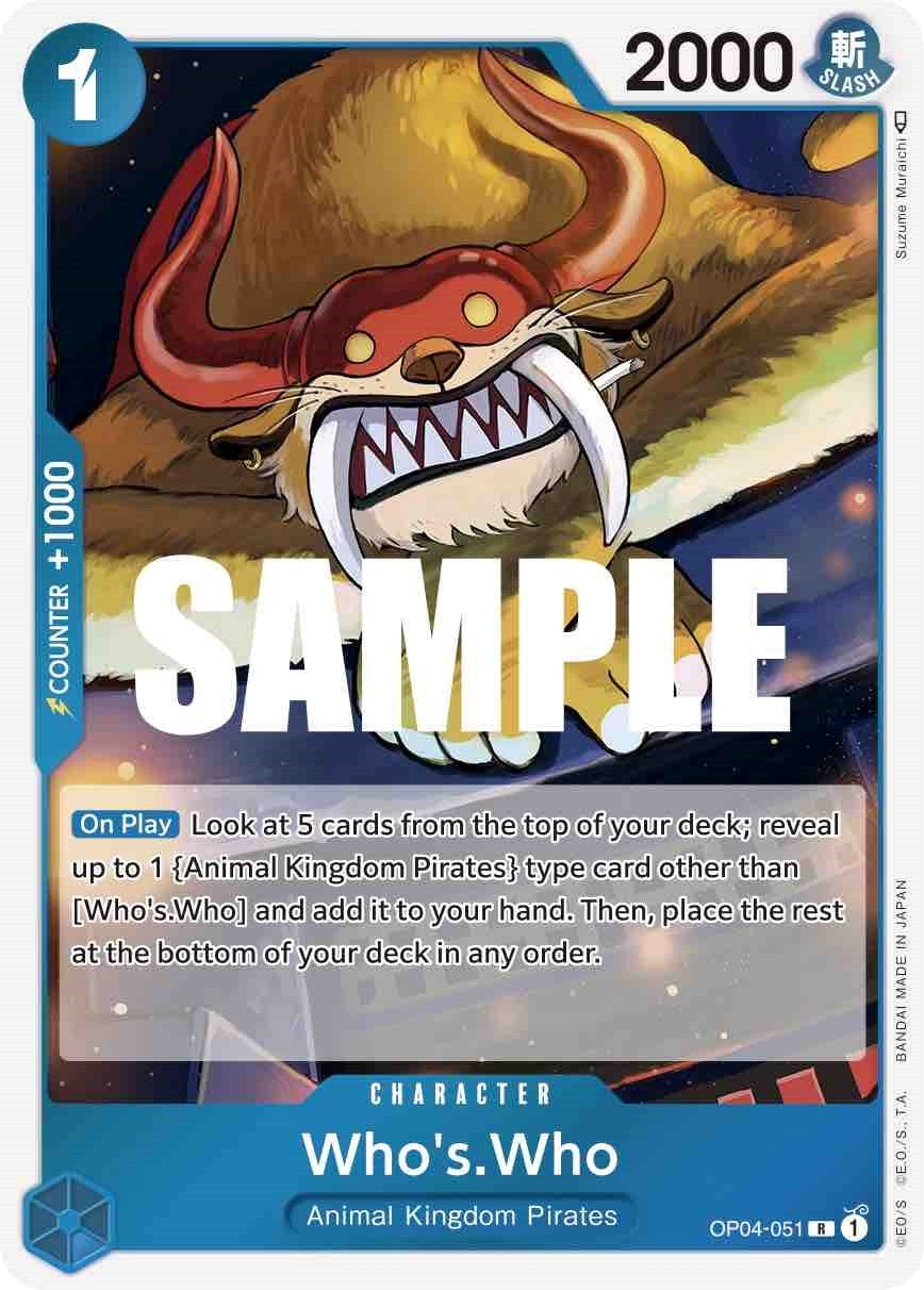 Image for Who's.Who (OP04-051) (OP04) - One Piece Card Game
