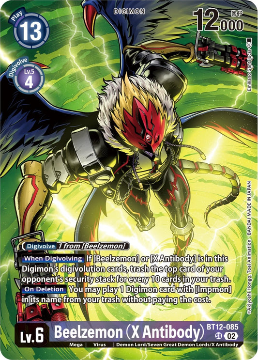 Image for Beelzemon (X Antibody) (Premium Binder Set) (BT12-085 SR) (BT12) - Digimon Card Game