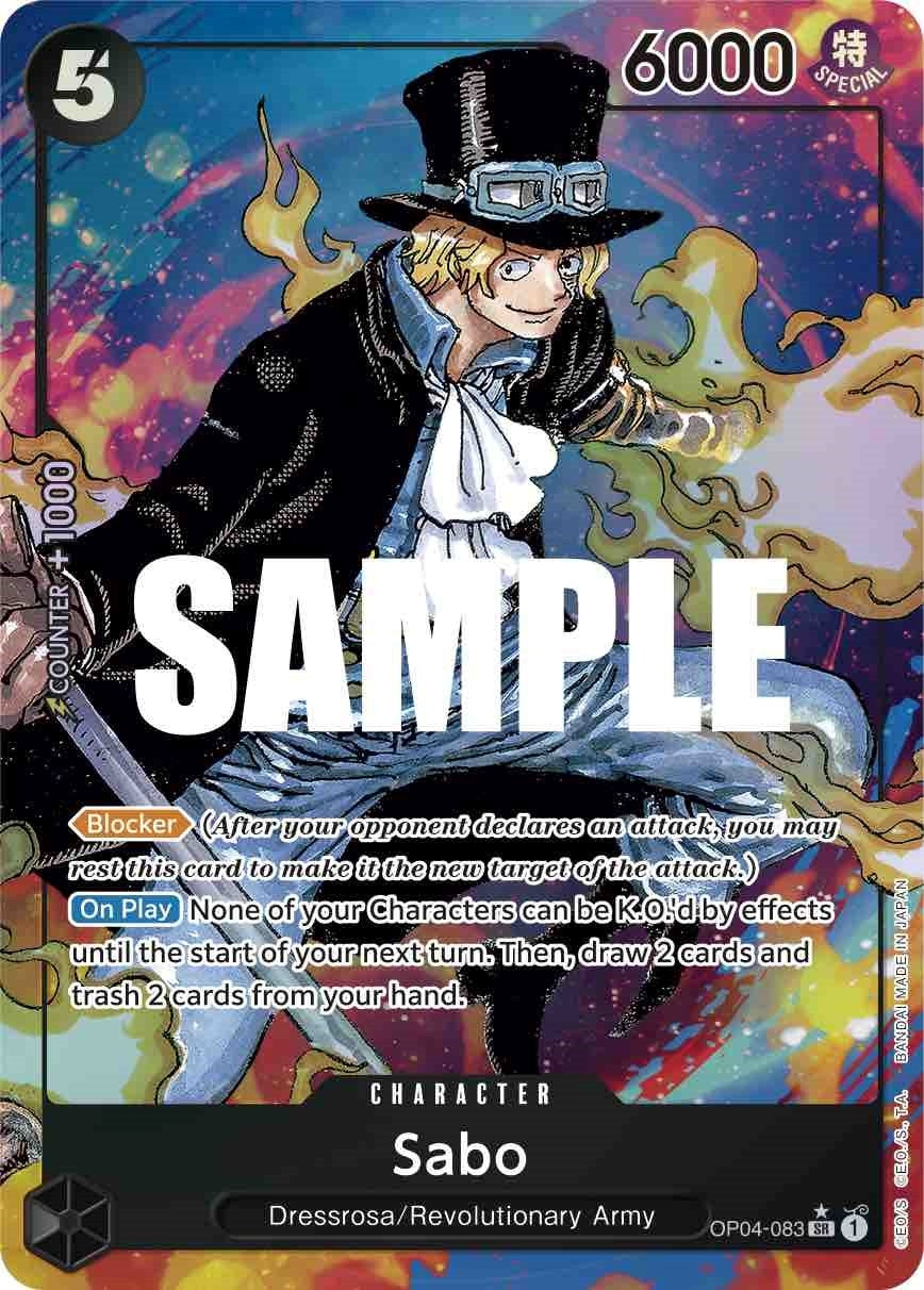 Image for Sabo (Alternate Art) (OP04-083) (OP04) - One Piece Card Game
