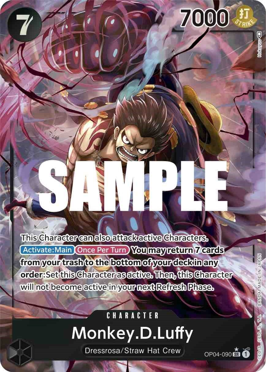 Image for Monkey.D.Luffy (090) (Alternate Art) (OP04-090) (OP04) - One Piece Card Game