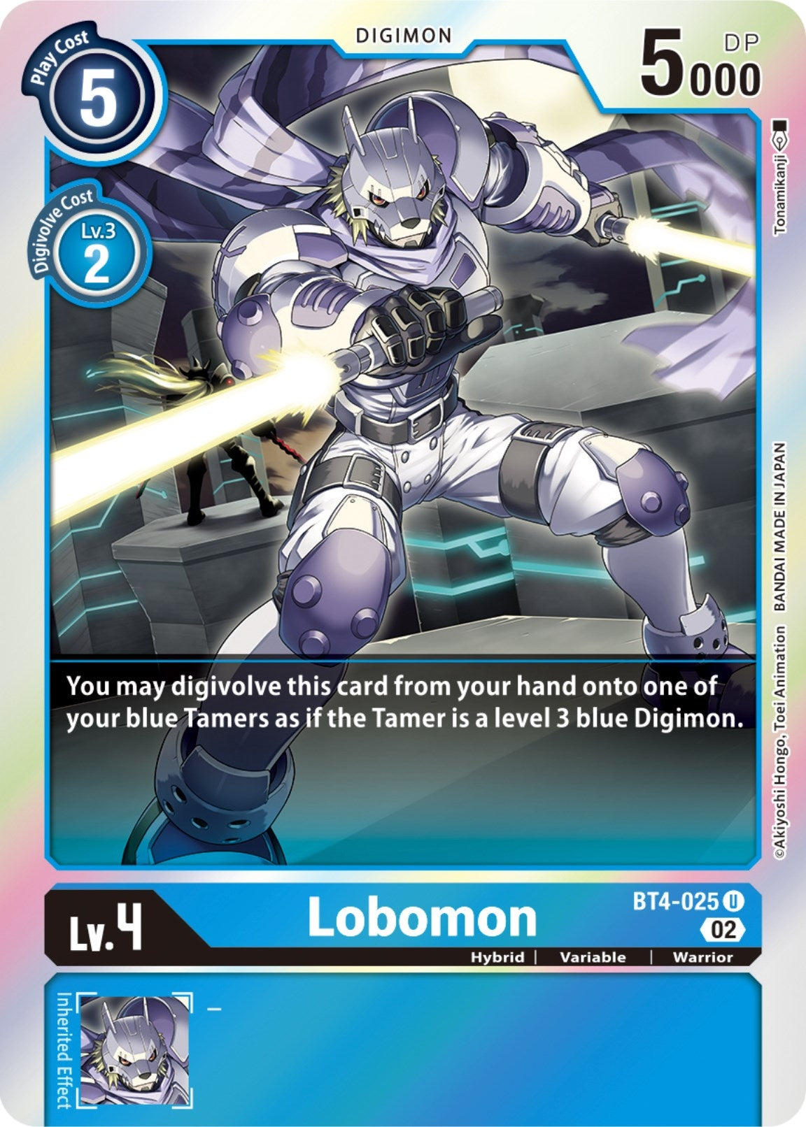Image for Lobomon (Resurgence Booster Reprint) (BT4-025 U) (RB-01) - Digimon Card Game