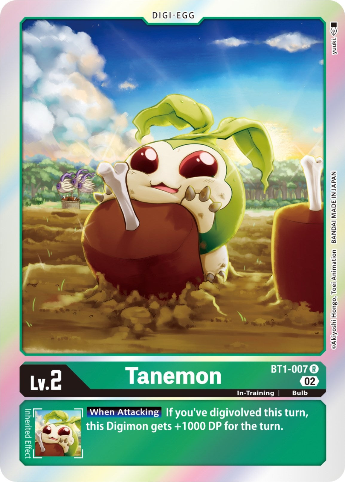 Image for Tanemon (Resurgence Booster Reprint) (BT1-007 R) (RB-01) - Digimon Card Game