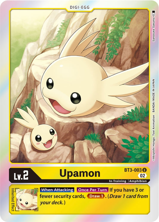 Image for Upamon - BT3-003 (Resurgence Booster Reprint) (BT3-003 U) (RB-01) - Digimon Card Game