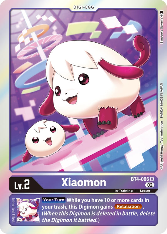 Image for Xiaomon (Resurgence Booster Reprint) (BT4-006 U) (RB-01) - Digimon Card Game