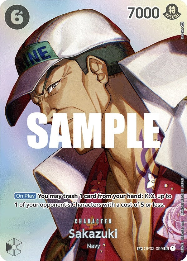 Image for Sakazuki (SP) (OP02-099) (OP04) - One Piece Card Game