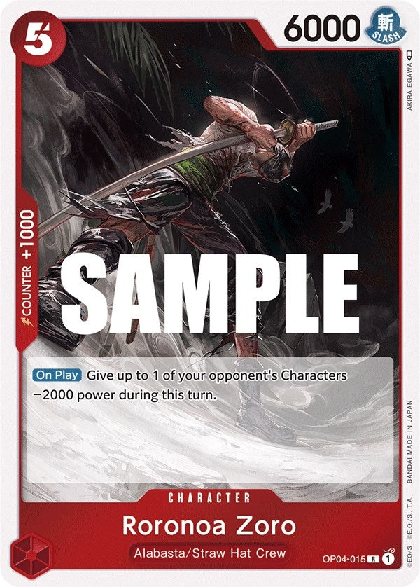 Image for Roronoa Zoro (OP04-015) (OP04) - One Piece Card Game