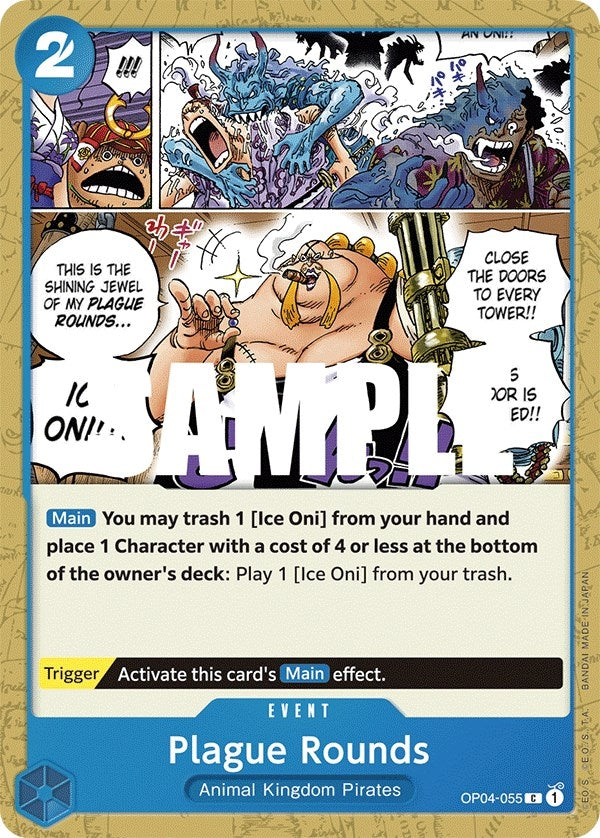 Image for Plague Rounds (OP04-055) (OP04) - One Piece Card Game