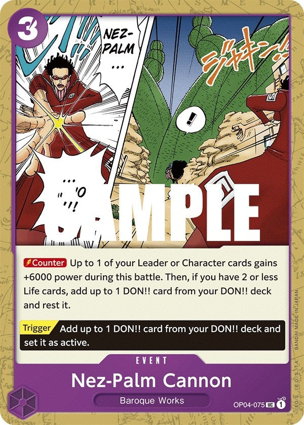 Image for Nez-Palm Cannon (OP04-075) (OP04) - One Piece Card Game