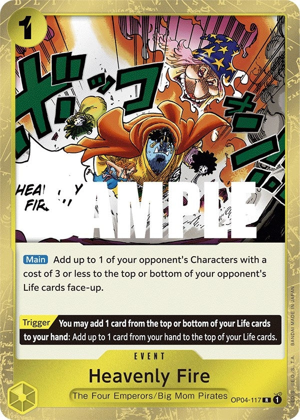 Image for Heavenly Fire (OP04-117) (OP04) - One Piece Card Game