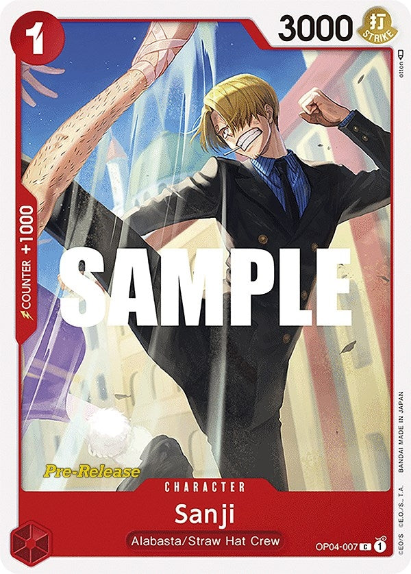 Image for Sanji (007) (OP04-007) (OP04 PRE) - One Piece Card Game