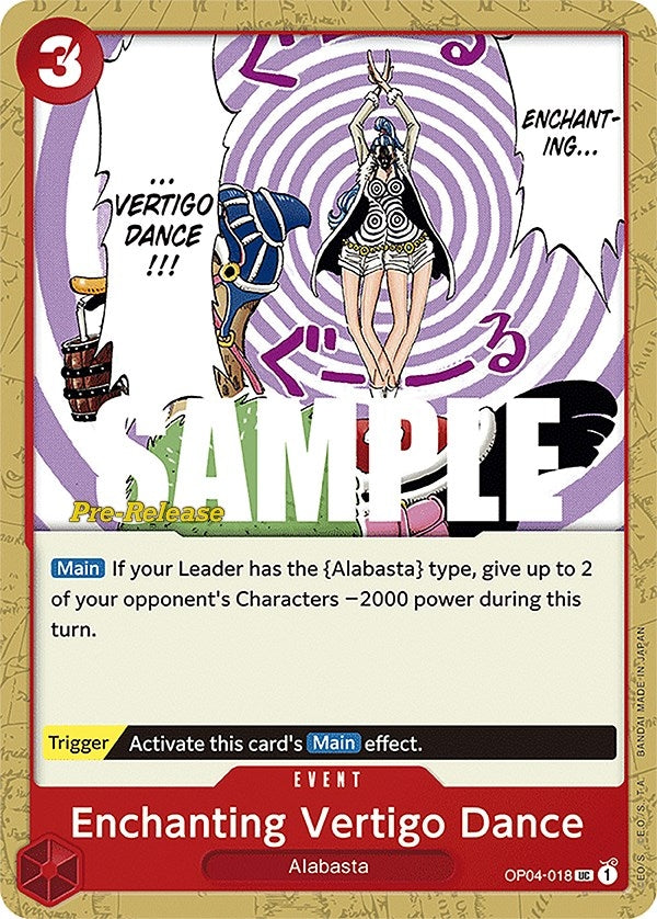 Image for Enchanting Vertigo Dance (OP04-018) (OP04 PRE) - One Piece Card Game