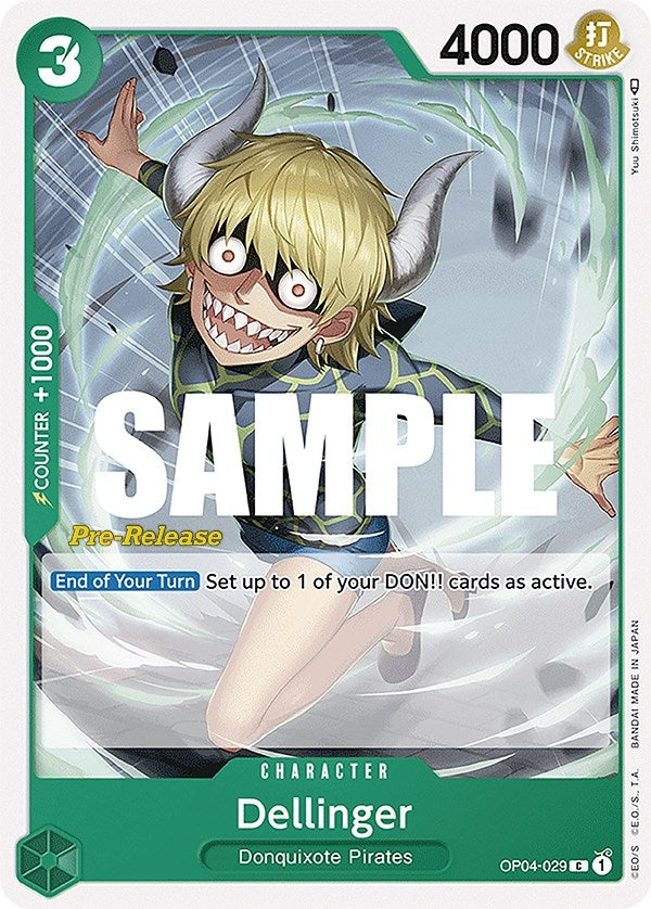 Image for Dellinger (OP04-029) (OP04 PRE) - One Piece Card Game