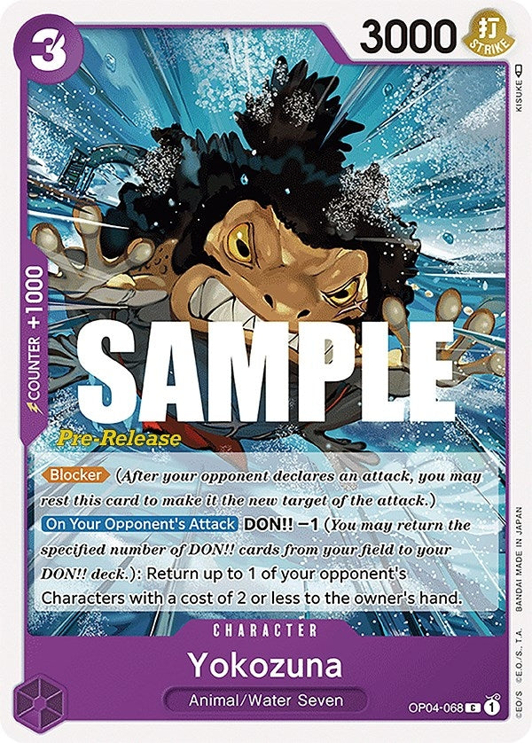 Image for Yokozuna (OP04-068) (OP04 PRE) - One Piece Card Game