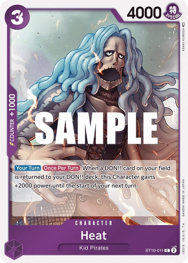 Image for Heat (ST10-011) (ST-10) - One Piece Card Game