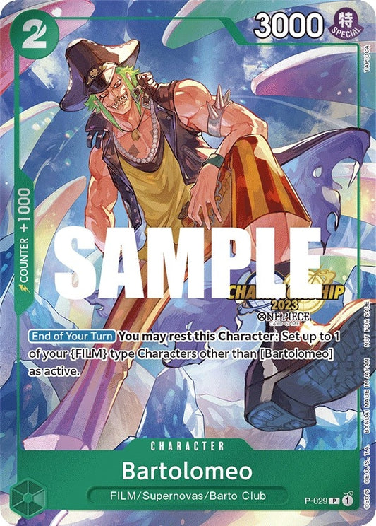 Image for Bartolomeo (CS 2023 Event Pack) (P-029) (OP-PR) - One Piece Card Game