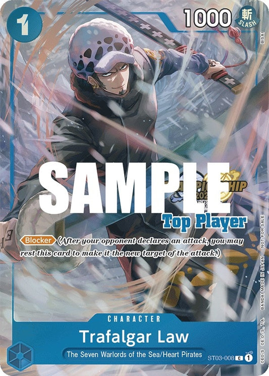Image for Trafalgar Law (CS 2023 Top Players Pack) (ST03-008) (OP-PR) - One Piece Card Game