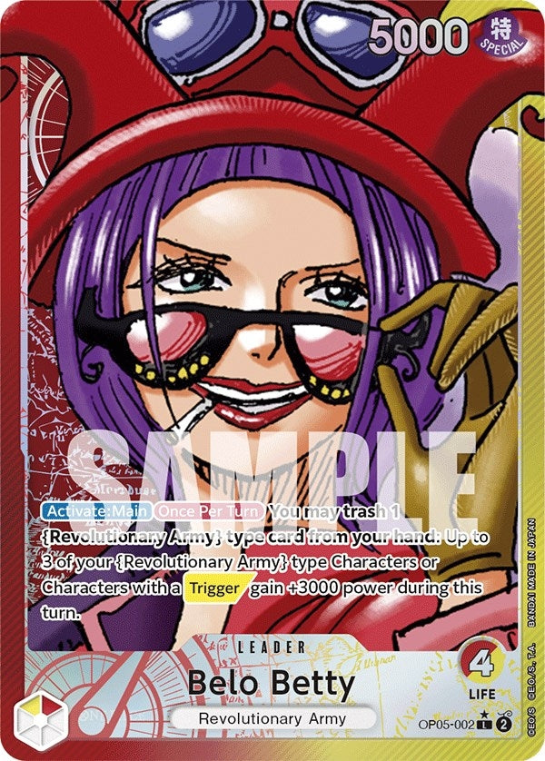 Image for Belo Betty (002) (Alternate Art) (OP05-002) (OP05) - One Piece Card Game