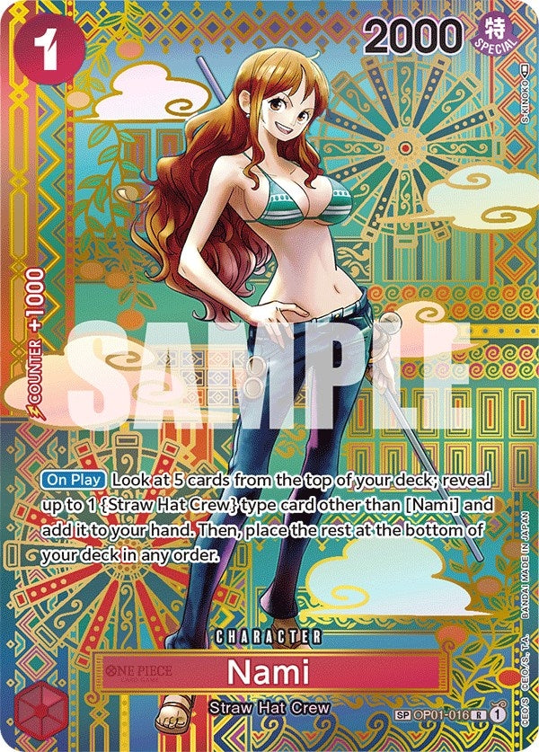 Image for Nami (SP) (OP01-016) (OP05) - One Piece Card Game