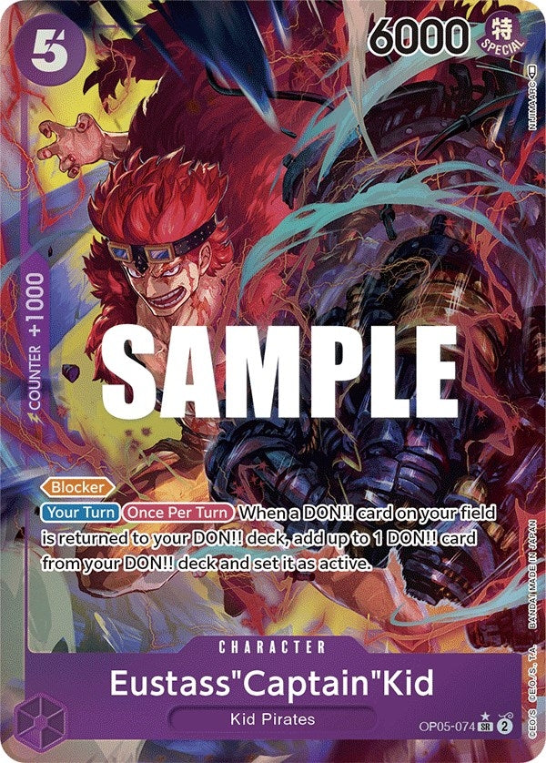 Image for Eustass"Captain"Kid (Alternate Art) (OP05-074) (OP05) - One Piece Card Game