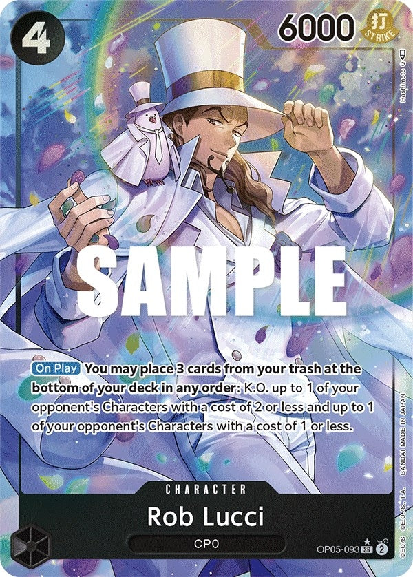 Image for Rob Lucci (093) (Alternate Art) (OP05-093) (OP05) - One Piece Card Game