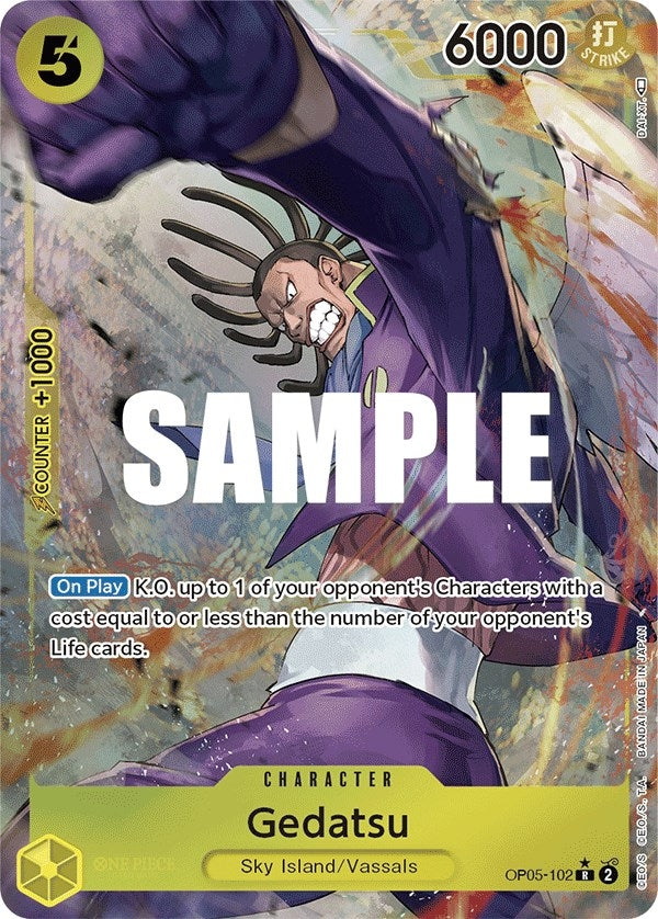 Image for Gedatsu (Alternate Art) (OP05-102) (OP05) - One Piece Card Game