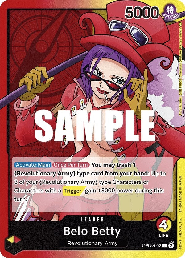 Image for Belo Betty (002) (OP05-002) (OP05) - One Piece Card Game