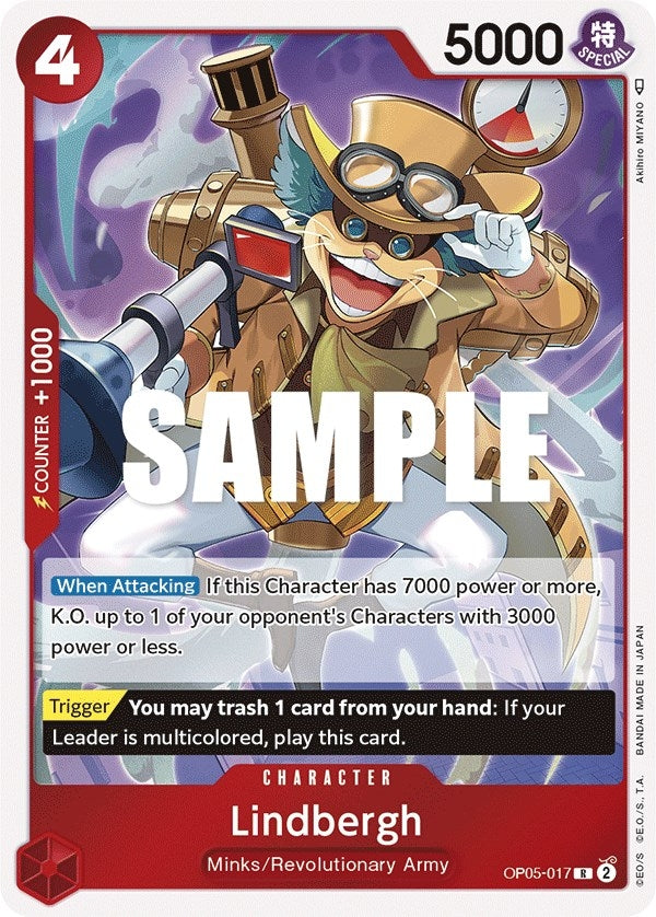 Image for Lindbergh (OP05-017) (OP05) - One Piece Card Game