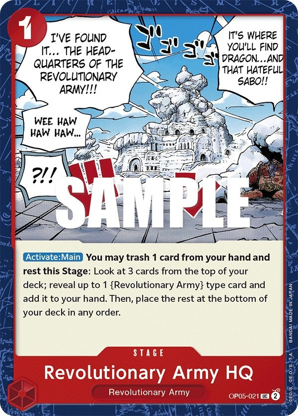 Image for Revolutionary Army HQ (OP05-021) (OP05) - One Piece Card Game
