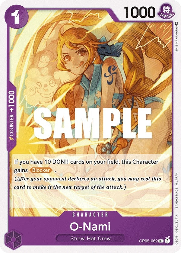 Image for O-Nami (OP05-062) (OP05) - One Piece Card Game