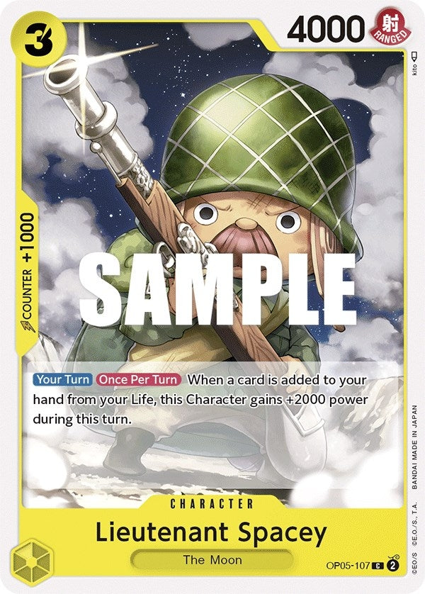 Image for Lieutenant Spacey (OP05-107) (OP05) - One Piece Card Game