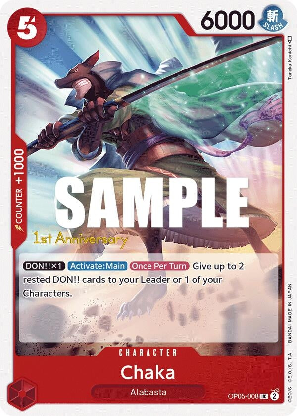 Image for Chaka (OP05-008) (OP05 ANN) - One Piece Card Game