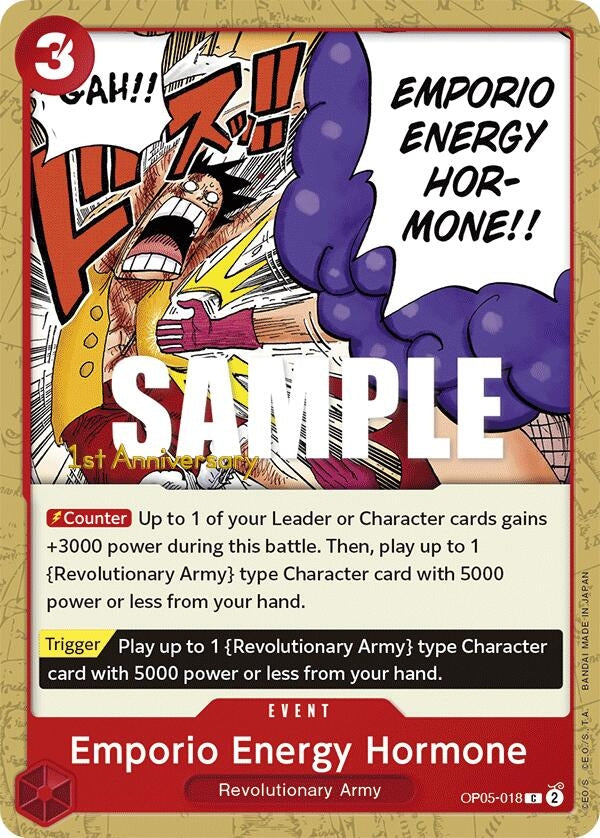 Image for Emporio Energy Hormone (OP05-018) (OP05 ANN) - One Piece Card Game