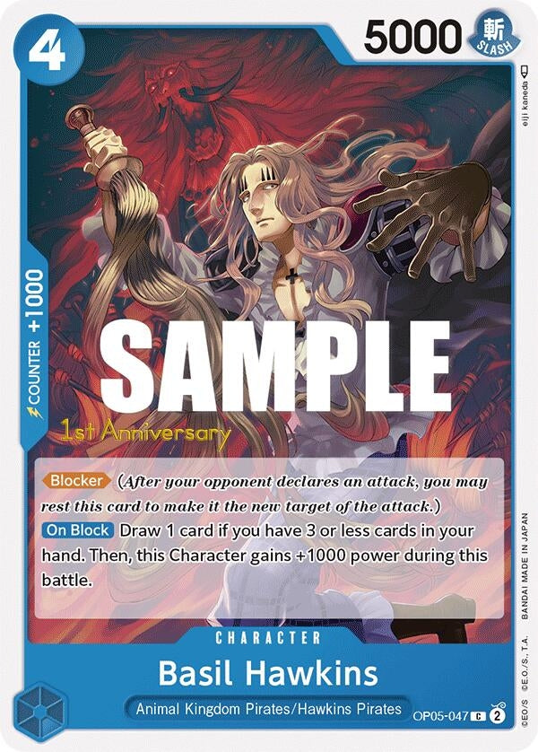 Image for Basil Hawkins (OP05-047) (OP05 ANN) - One Piece Card Game
